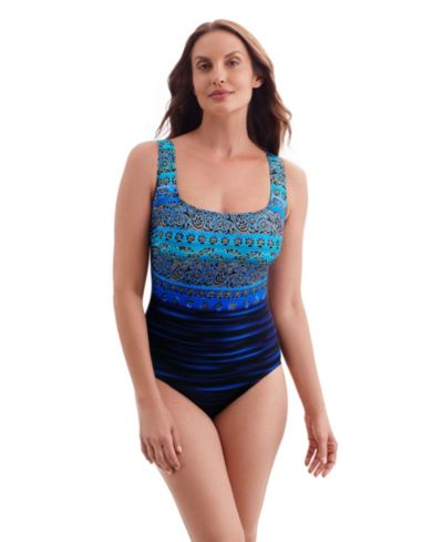 Женский слитный купальник Longitude Flamingo Hotel Triple X-Back Tank Long Torso