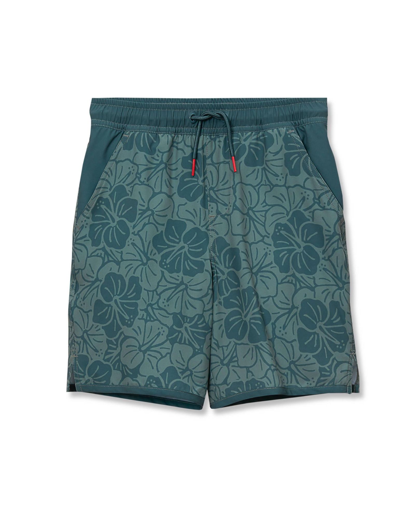 Lands' End Child Boys Chlorine Resistant Stretch Hydroliner Sport Swim Trunks