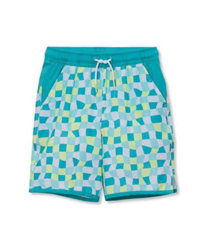 Checkers/turquoise