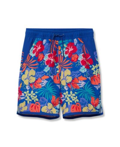 Tropical floral/dazzling blue
