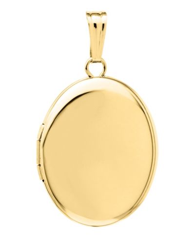 Filled Oval Polished Locket for Women