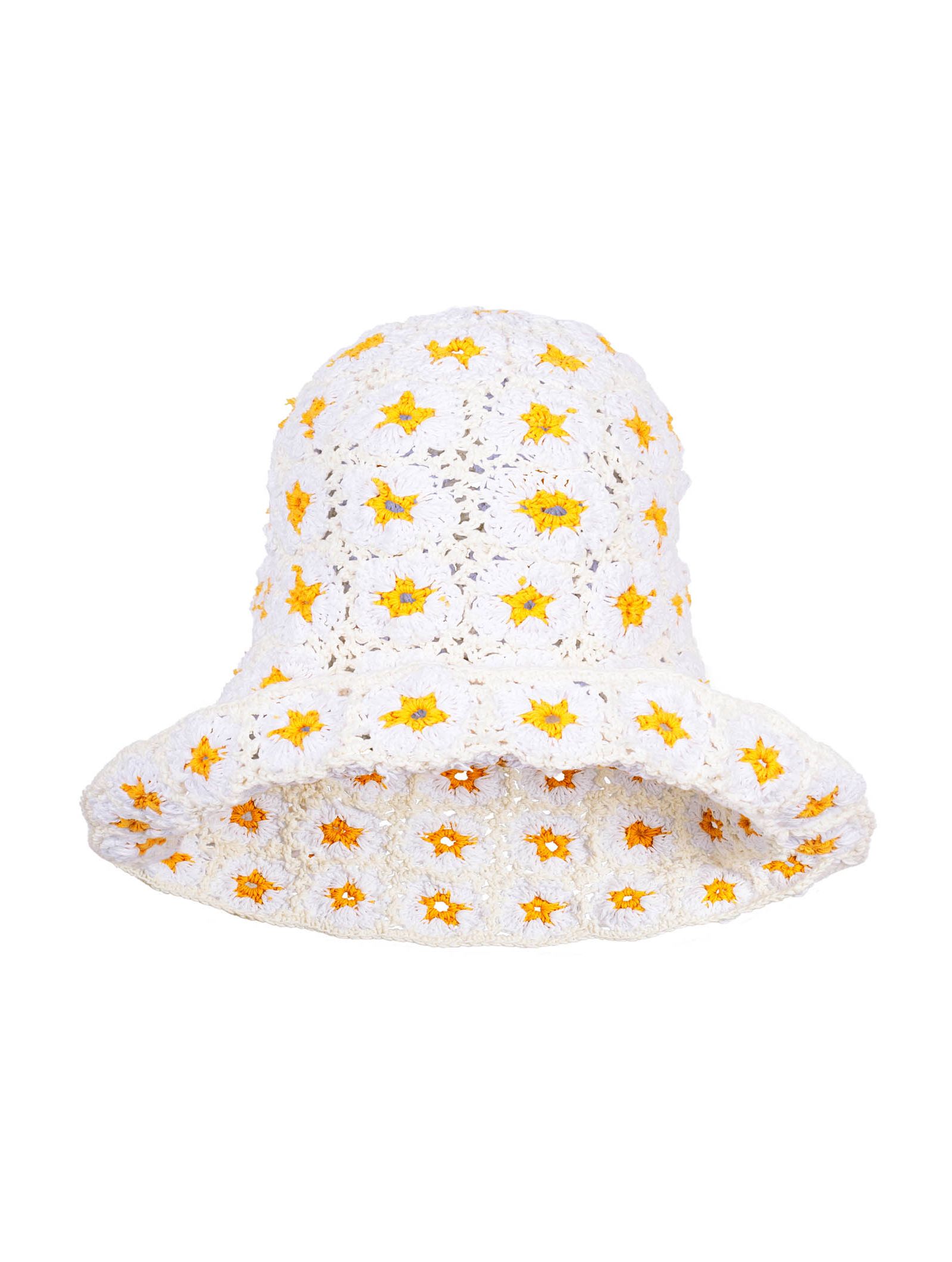 Вязаная шляпа Brunna.co Flora Off White