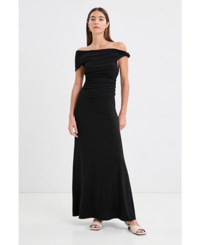 Marcella Women's Manon One-Shoulder A-Line Jersey Maxi Dress