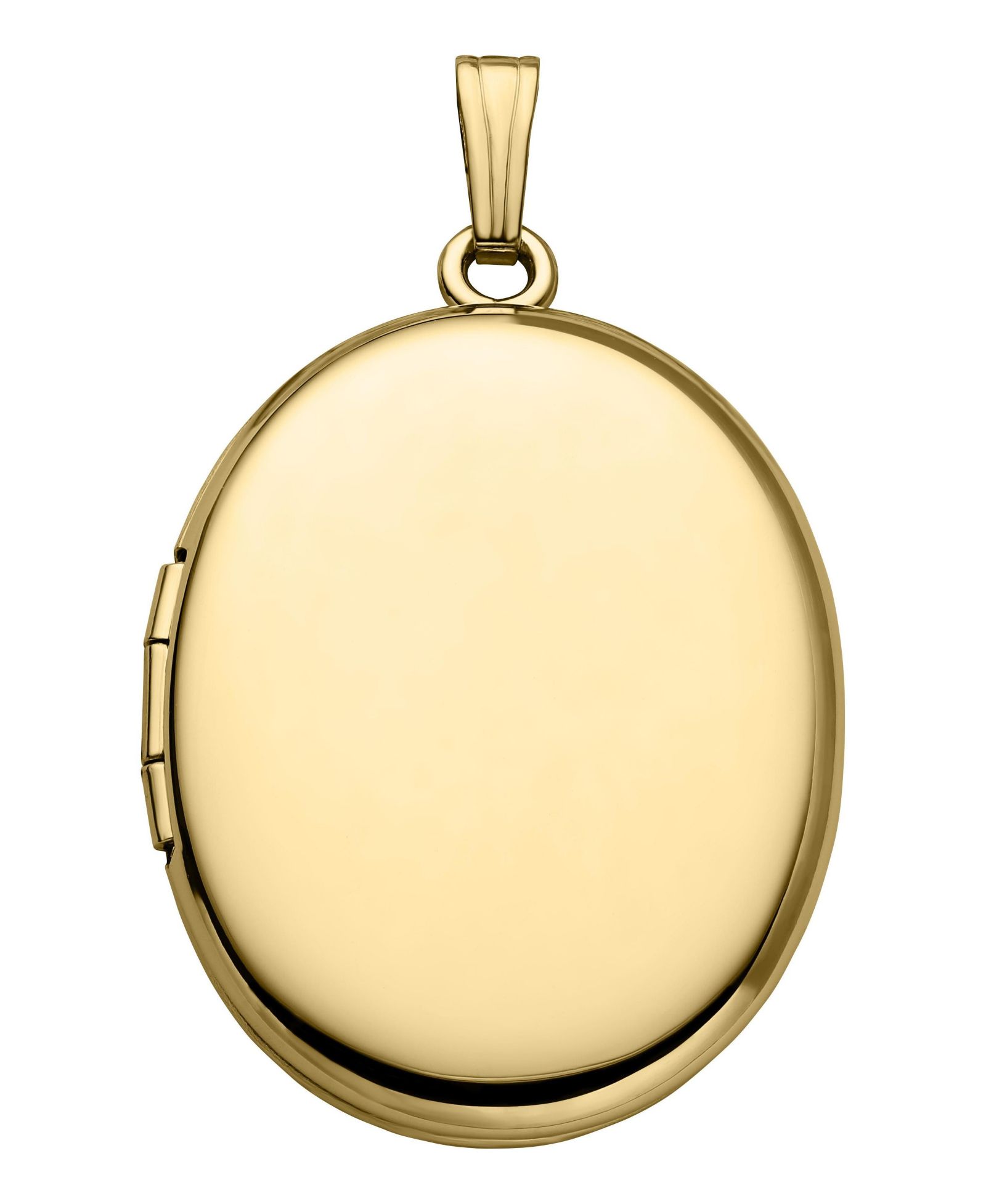 Женский полированный медальон Oval