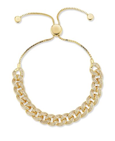 Браслет Rachel Zoe Sterling Baguette Curb