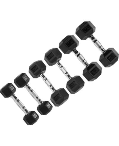 Signature Fitness набор шестигранных гантелей для тренировок, 5, 10 и 15 lbs