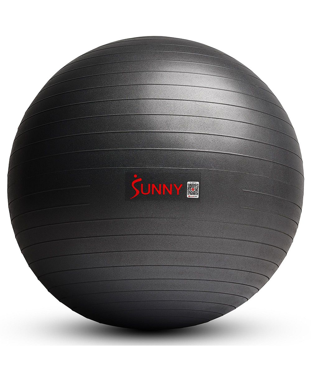 Sunny Health & Fitness Premium Yoga Ball Large 75CM with Pump