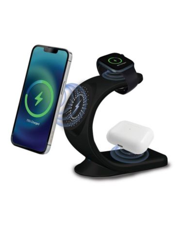 Беспроводная зарядка Brookstone 3-In-1 Magsafe Moon для iPhone, AirPods и Apple Watch