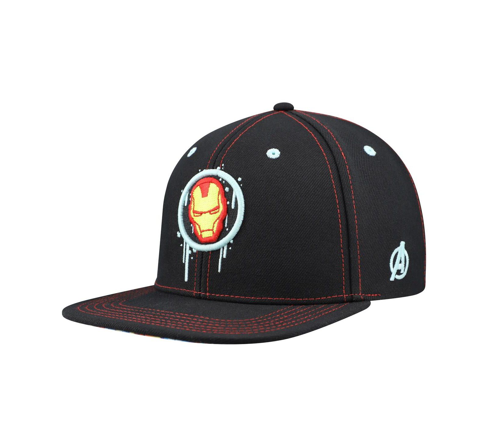 Lids кепка snapback с логотипом Iron Man, черная, для мальчиков и девочек