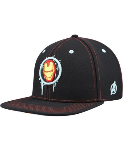 Lids кепка snapback с логотипом Iron Man, черная, для мальчиков и девочек