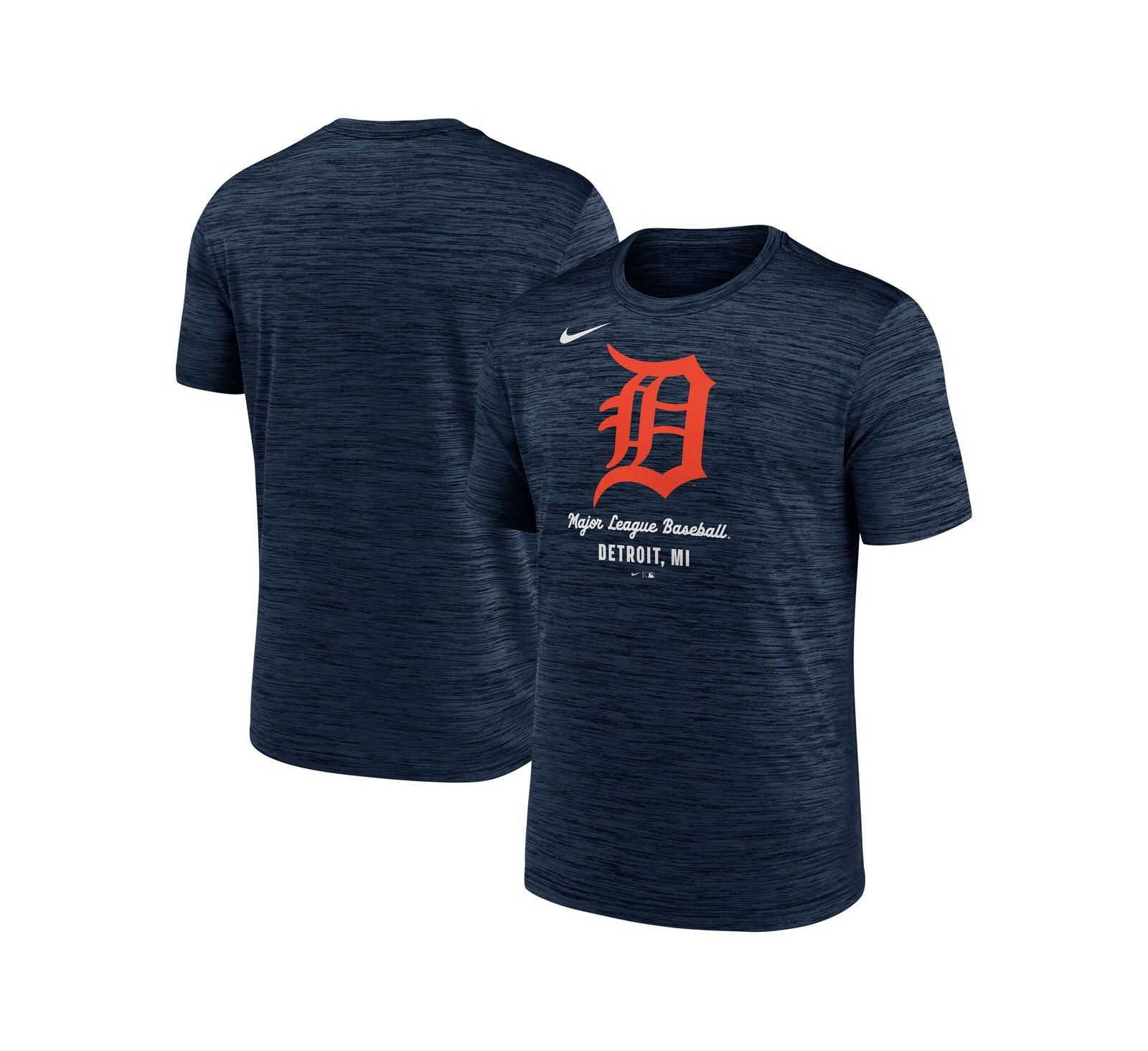 Nike Men's Navy Detroit Tigers Velocity Performance T-Shirt