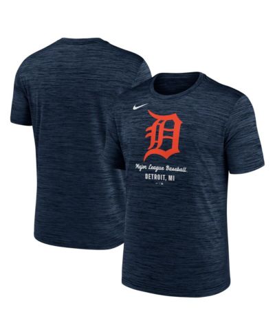 Nike Мужская спортивная футболка Detroit Tigers Velocity, темно-синяя