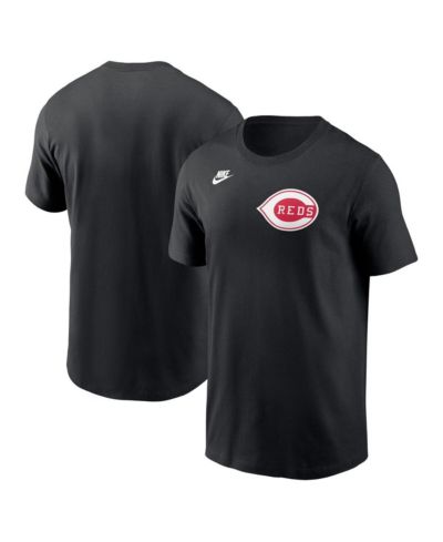 Мужская футболка Nike Black Cincinnati Reds Cooperstown Wordmark