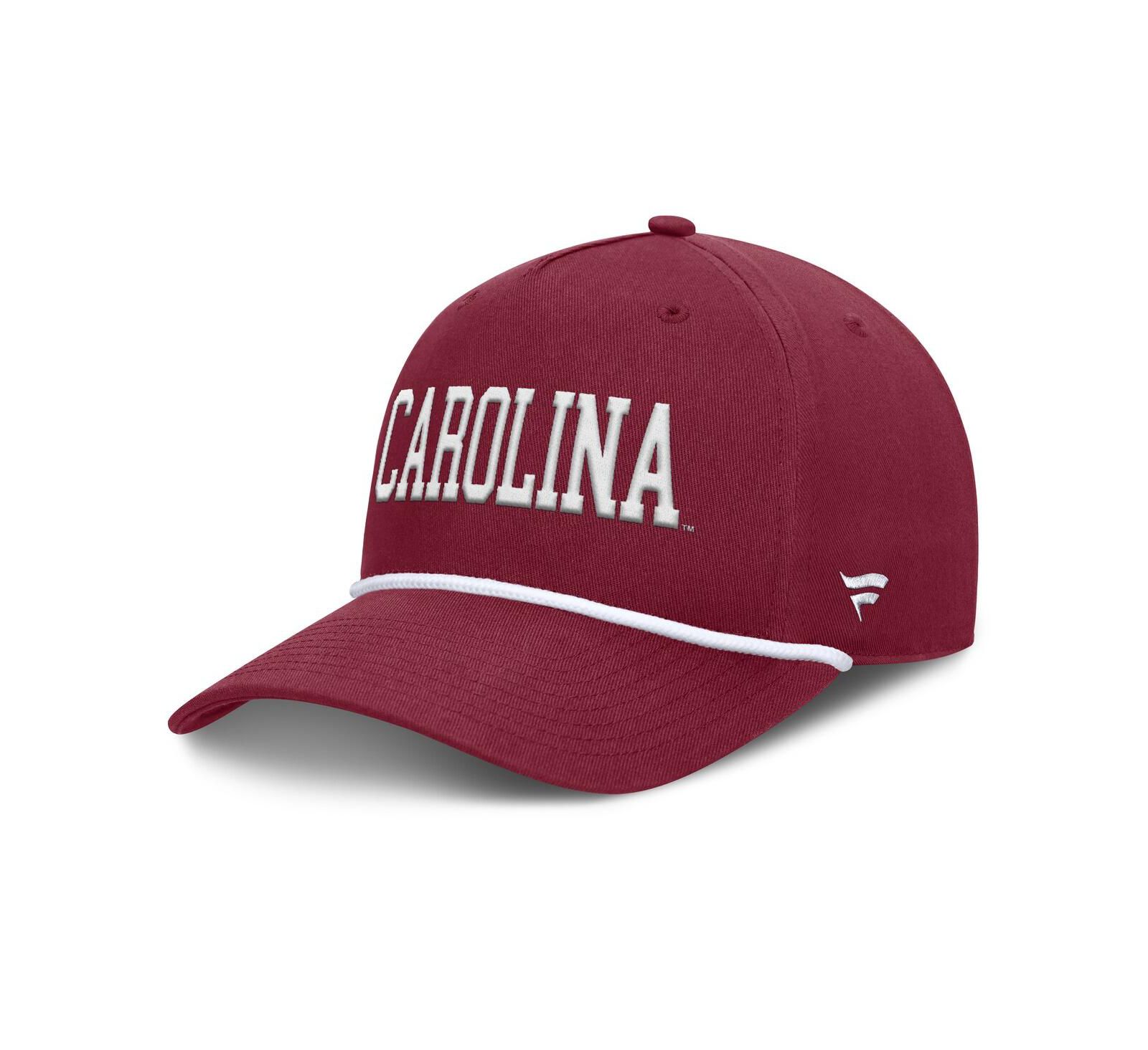 Мужская регулируемая кепка Fanatics Garnet South Carolina Gamecocks Foul Ball Rope