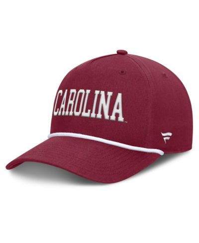 Мужская регулируемая кепка Fanatics Garnet South Carolina Gamecocks Foul Ball Rope