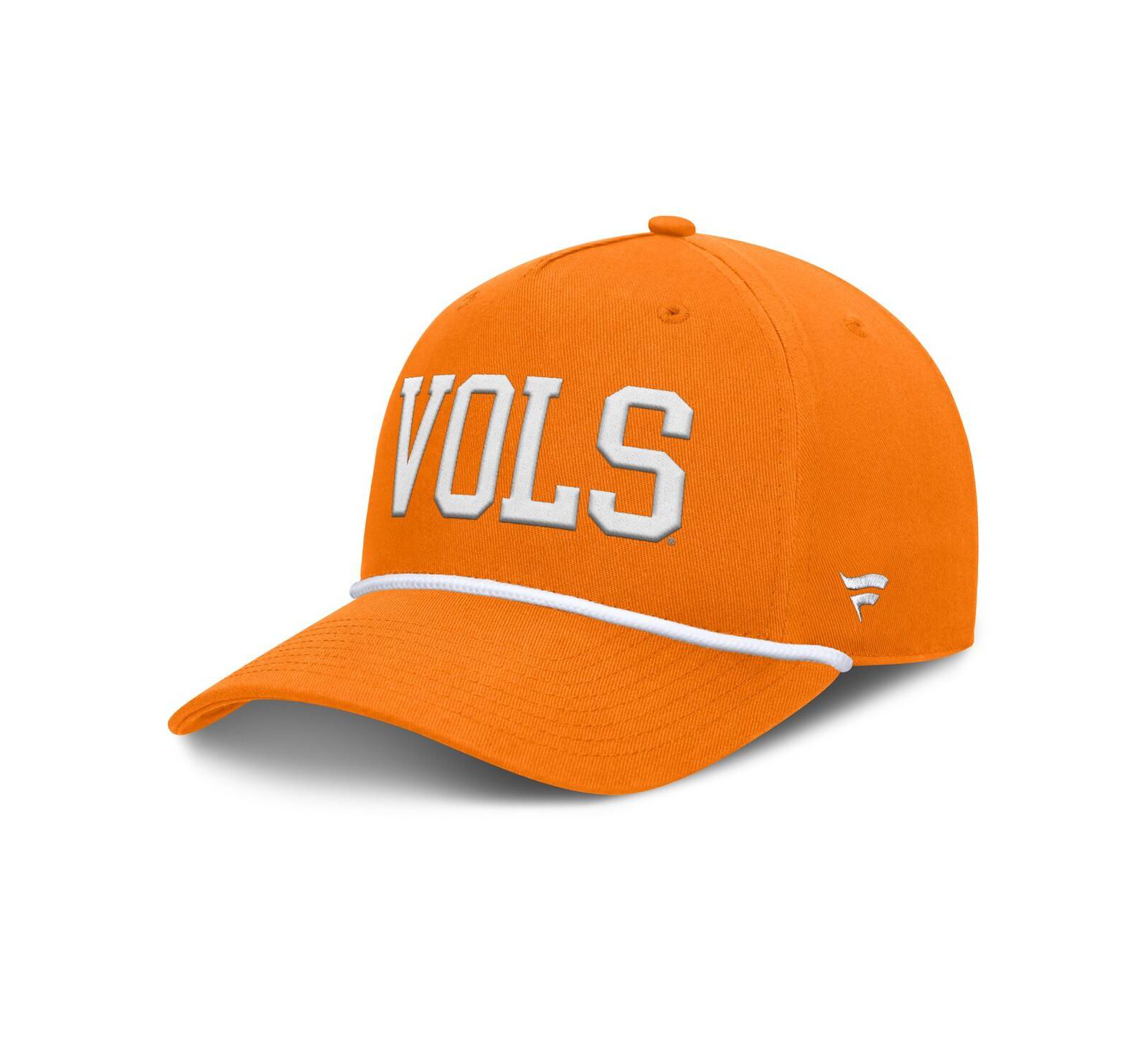 Мужская кепка Fanatics Tennessee Orange Tennessee Volunteers Foul Ball Rope Adjustable Hat
