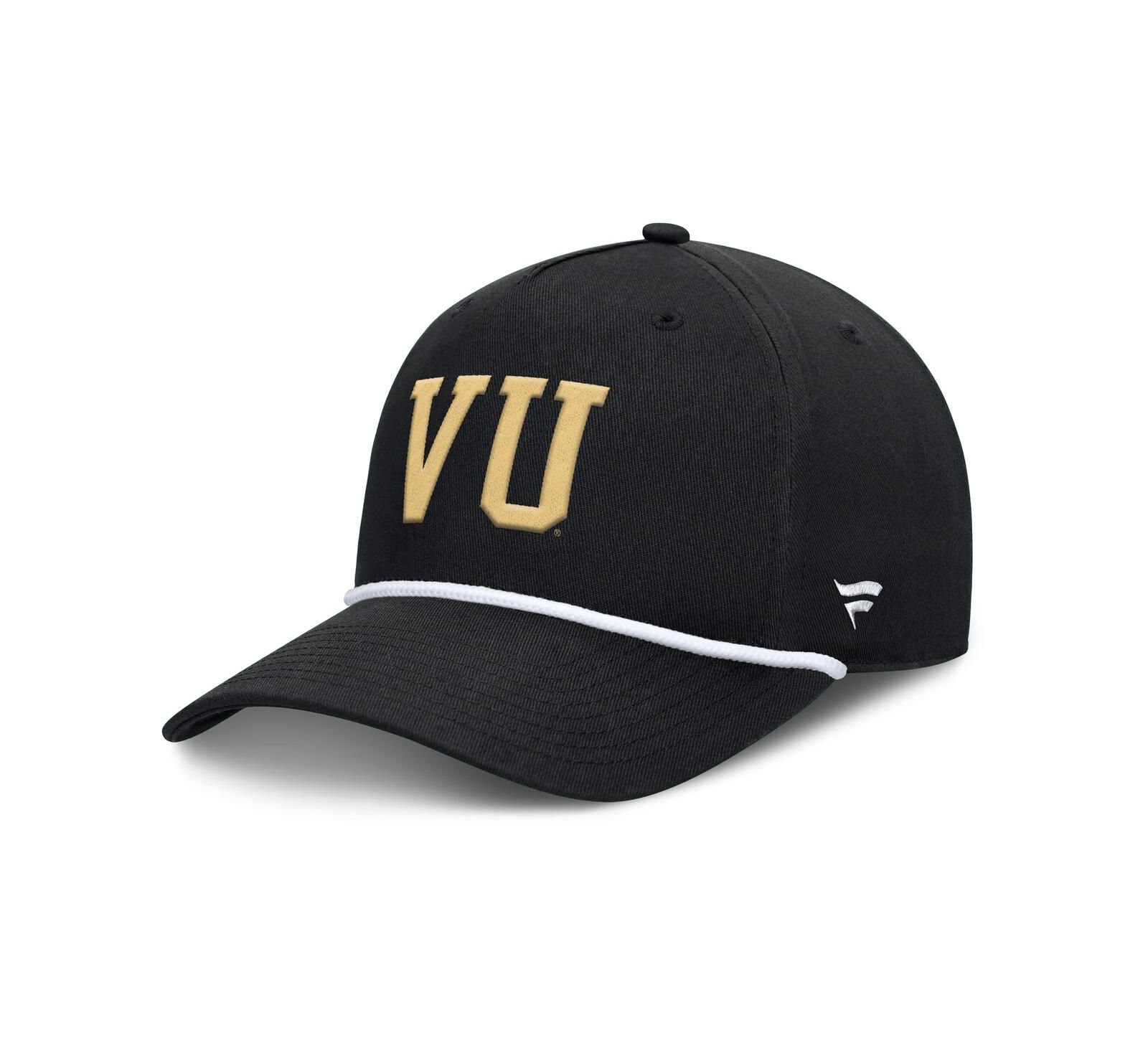 Мужская кепка Fanatics Black Vanderbilt Commodores Foul Ball Rope