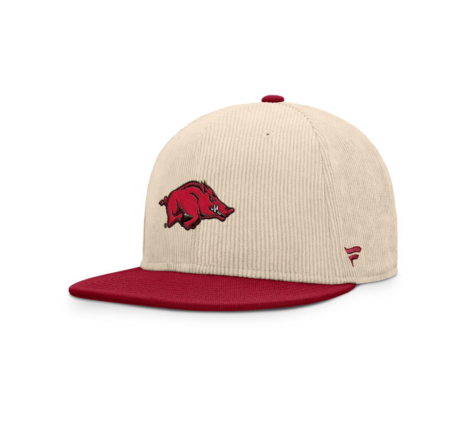 Мужская кепка Fanatics Tan Arkansas Razorbacks Catcher Snapback