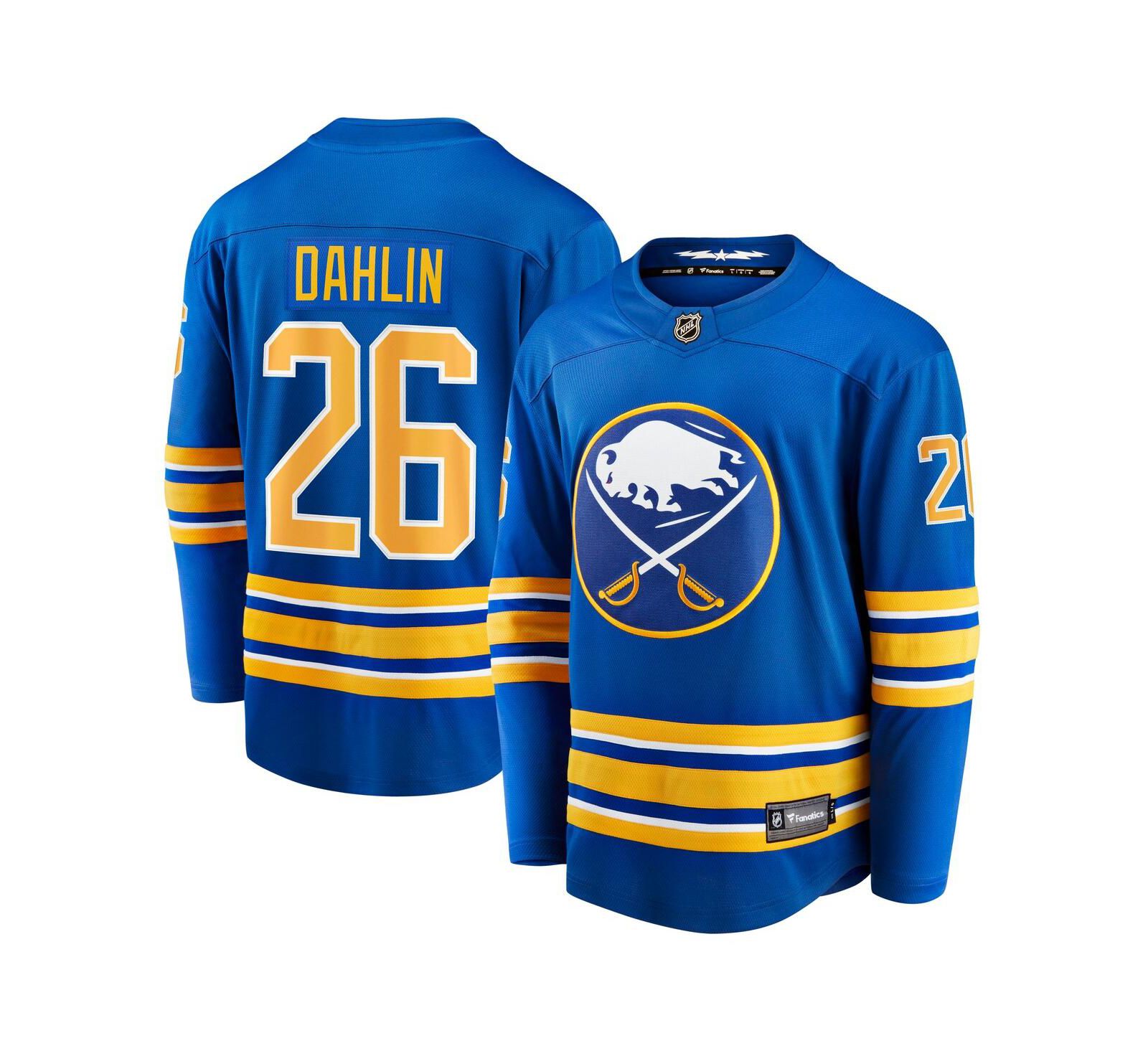 Fanatics Men's Rasmus Dahlin Royal Buffalo Sabres Home Breakaway Jersey