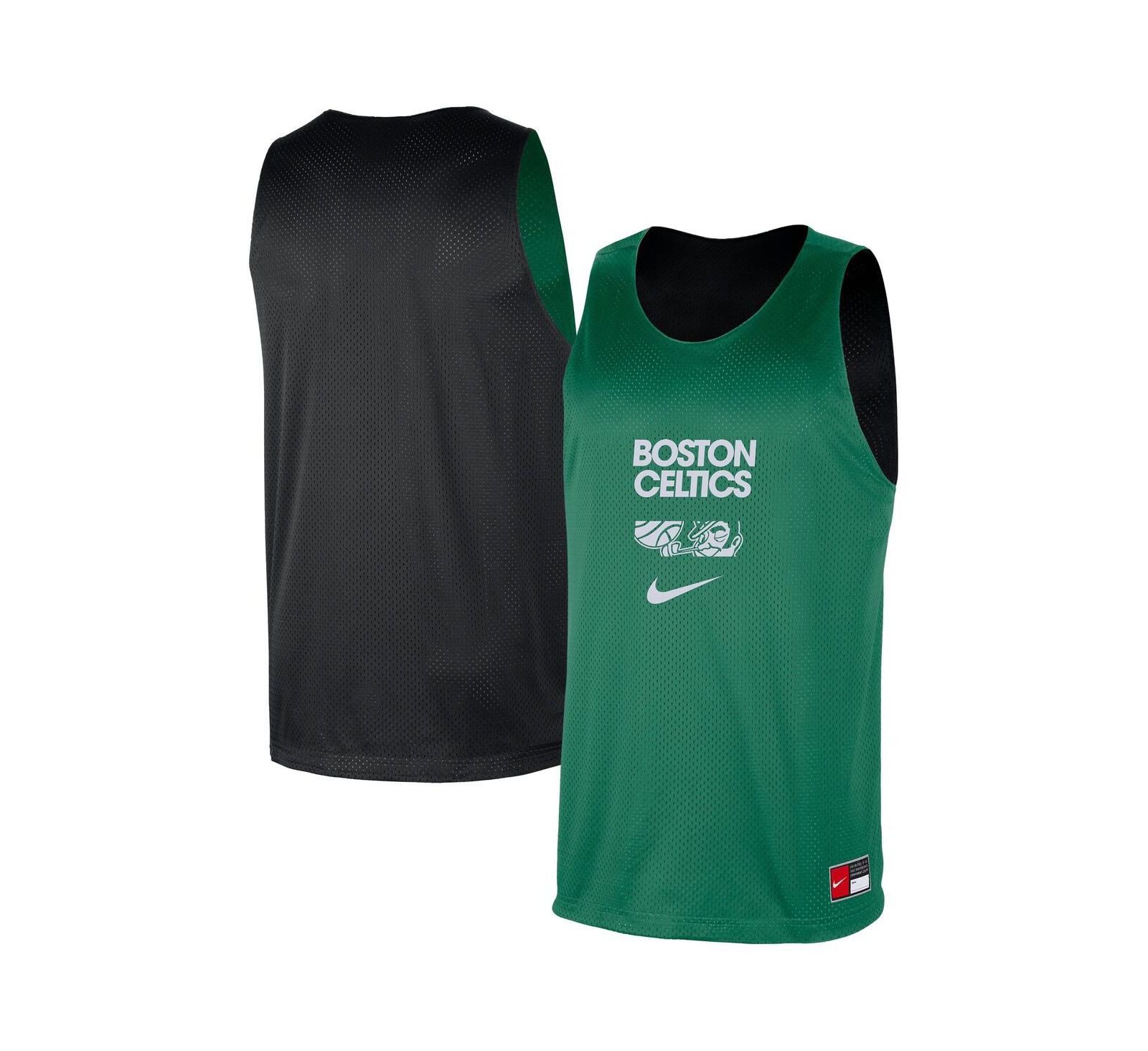 Мужская игровая джерси Nike Boston Celtics Courtside Reversible Mesh, Kelly Green/Black