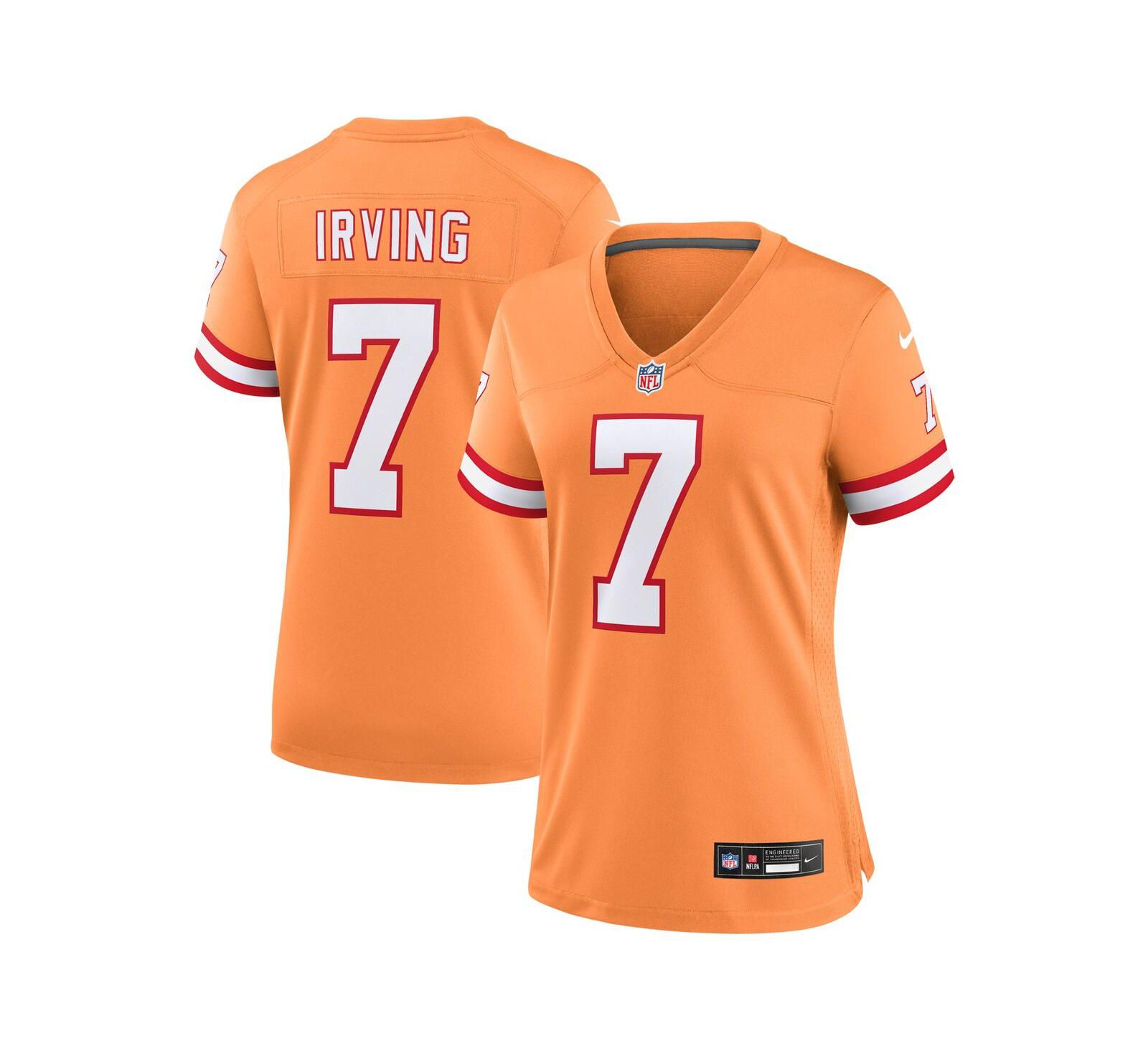Nike Women's Bucky Irving Orange Tampa Bay Buccaneers Alternate Game Jersey