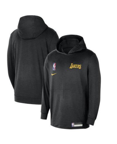 Nike Men's Black Los Angeles Lakers 2024/25 On-Court Authentic Practice Yoga Restore Lightweight Pullover Hoodie