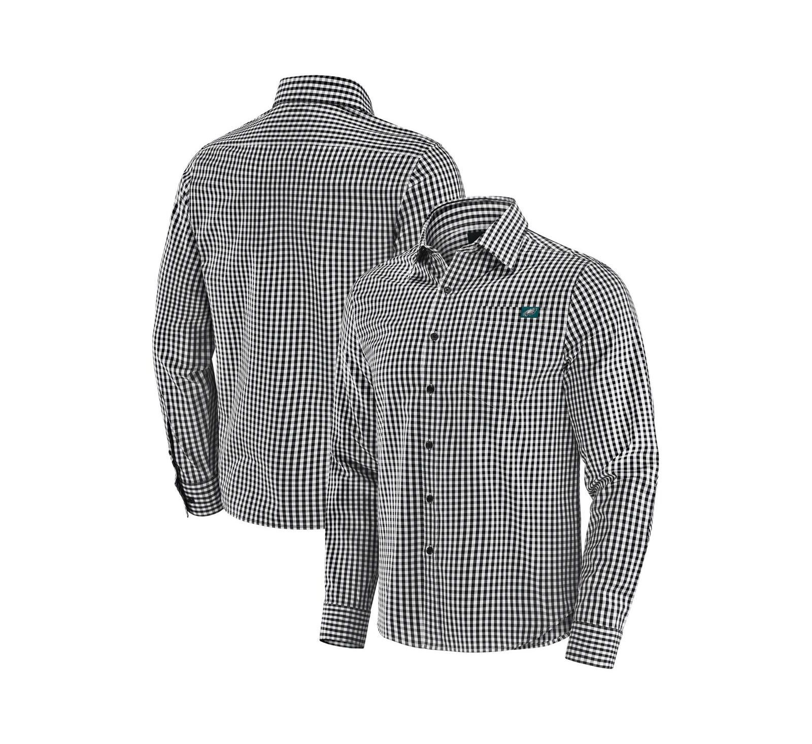 Мужская рубашка J. Palmer Philadelphia Eagles Black Long Sleeve Button-Up