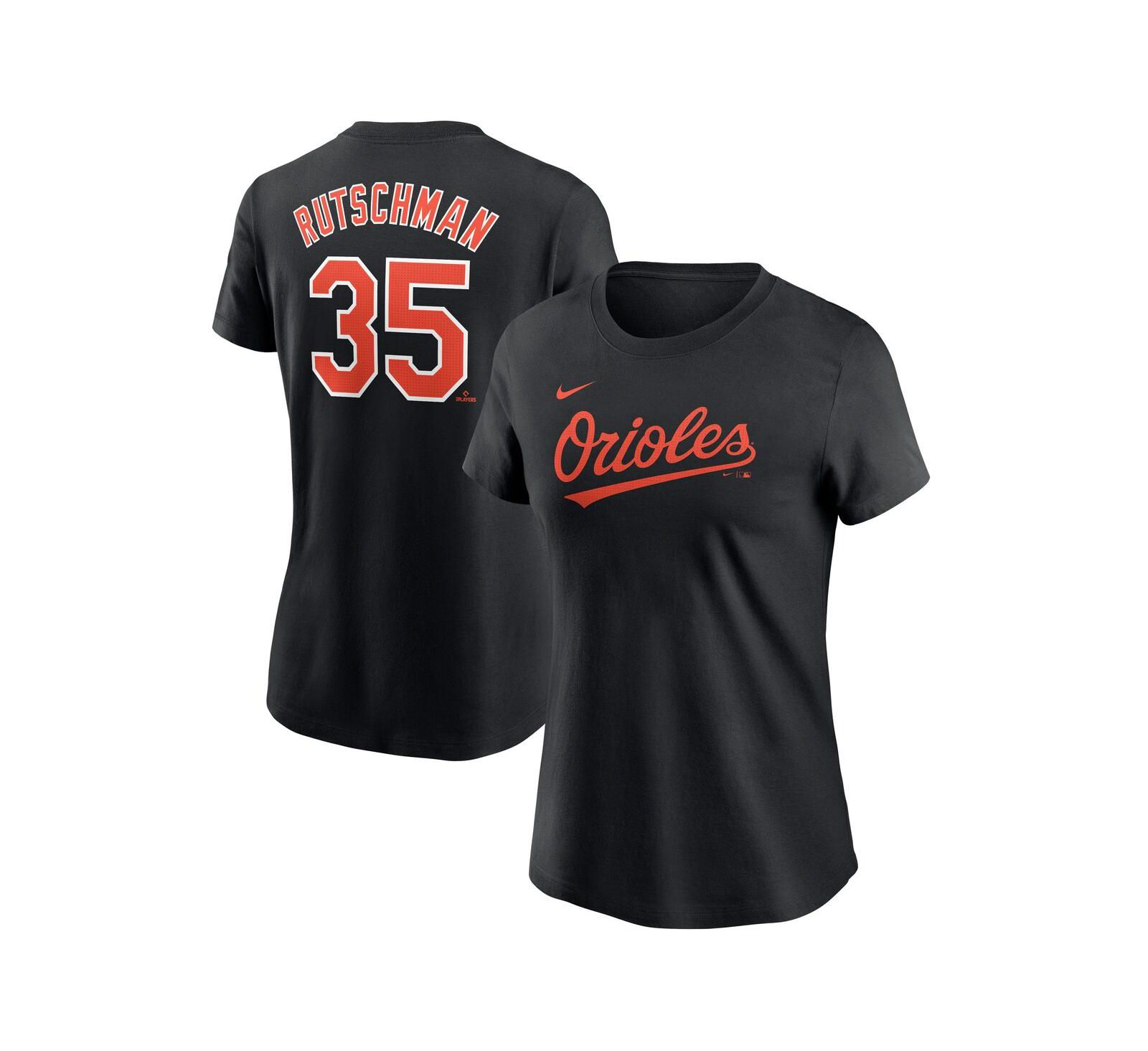 Nike Женский топ Adley Rutschman Black Baltimore Orioles Fuse Name & Number