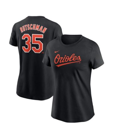 Nike Женский топ Adley Rutschman Black Baltimore Orioles Fuse Name & Number