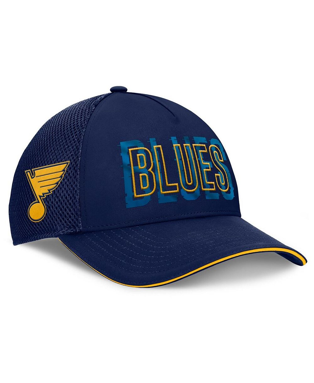 Мужская кепка Fanatics Navy St. Louis Blues Fundamental Flex Hat