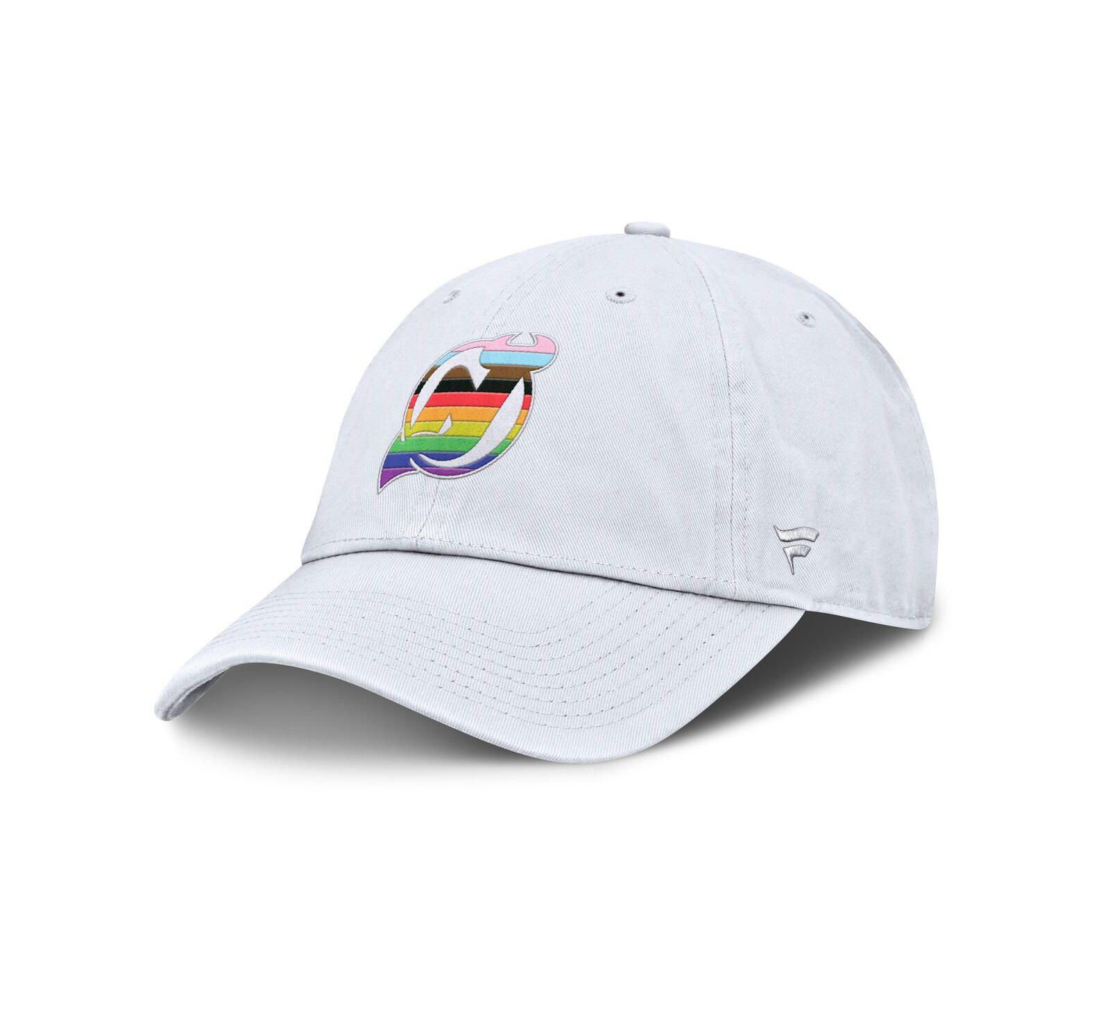 Кепка Fanatics Мужская White New Jersey Devils PRIDE Adjustable Hat