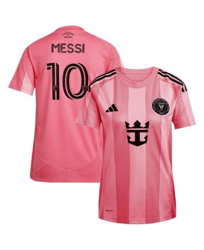 Adidas Women's Lionel Messi Light Pink Inter Miami CF 2025 Euforia Replica Player Jersey