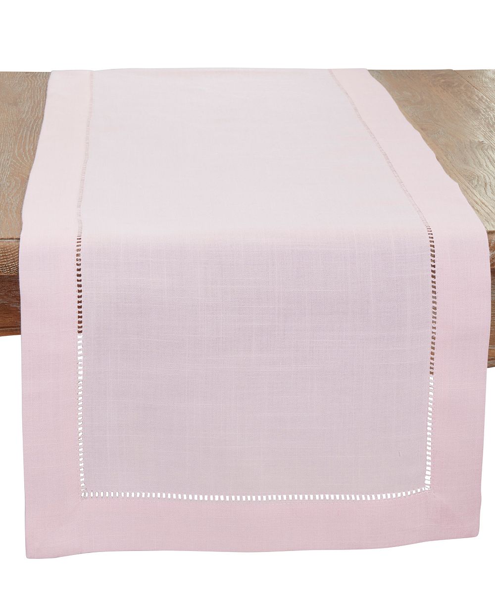 Дорожка на стол Saro Lifestyle Hemstitched Border, 16" x 54"