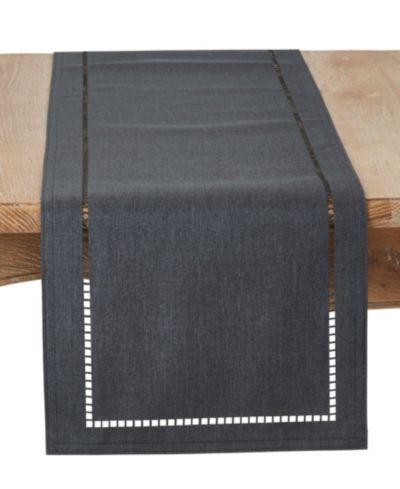 Saro Lifestyle дорожка для стола Hemstitch 14" x 108"
