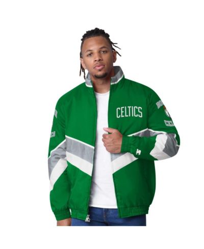 Мужская куртка Starter Boston Celtics Captain Oxford Full-Zip Kelly Green