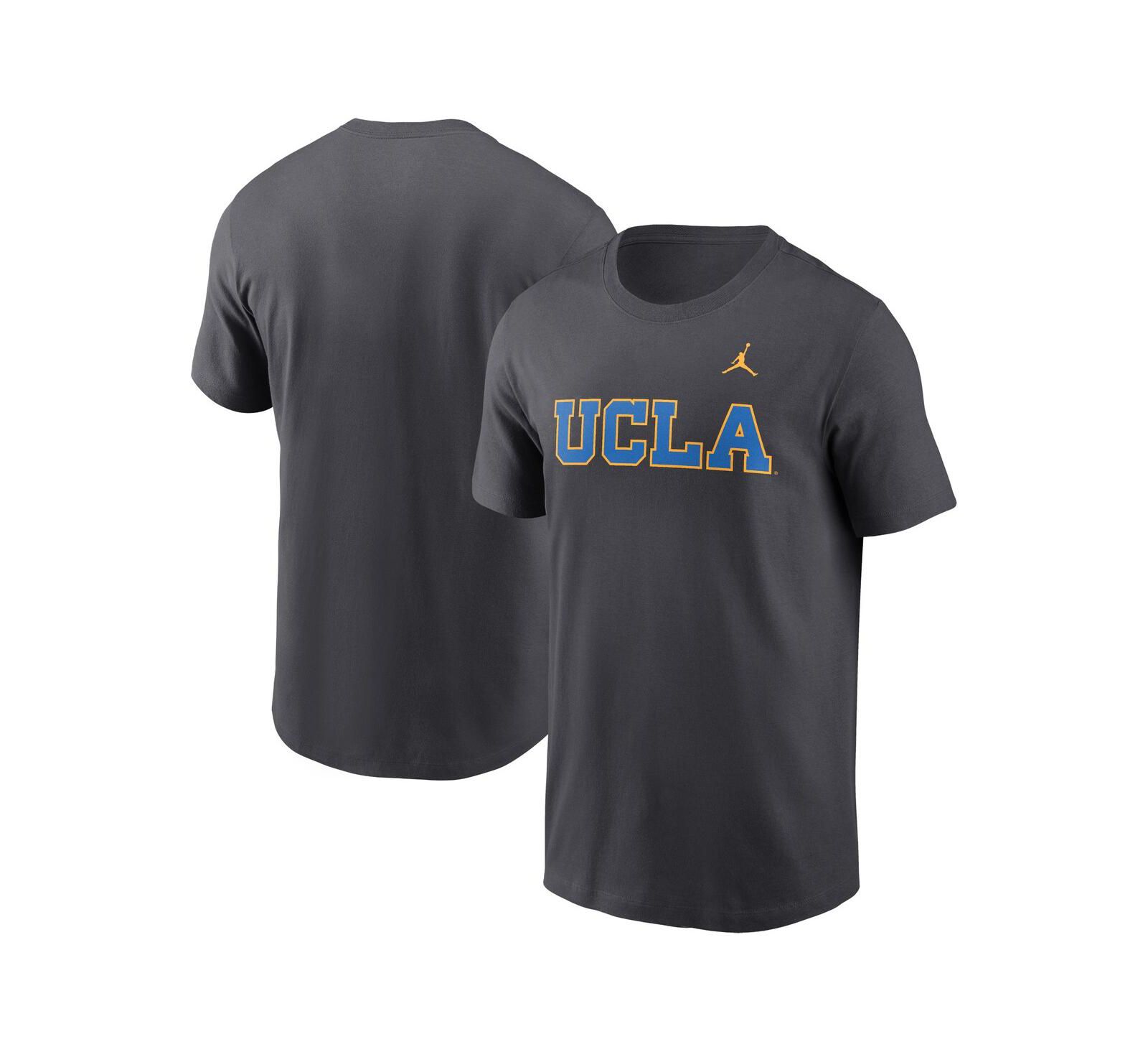 Мужская футболка Jordan Anthracite UCLA Bruins Primetime Wordmark