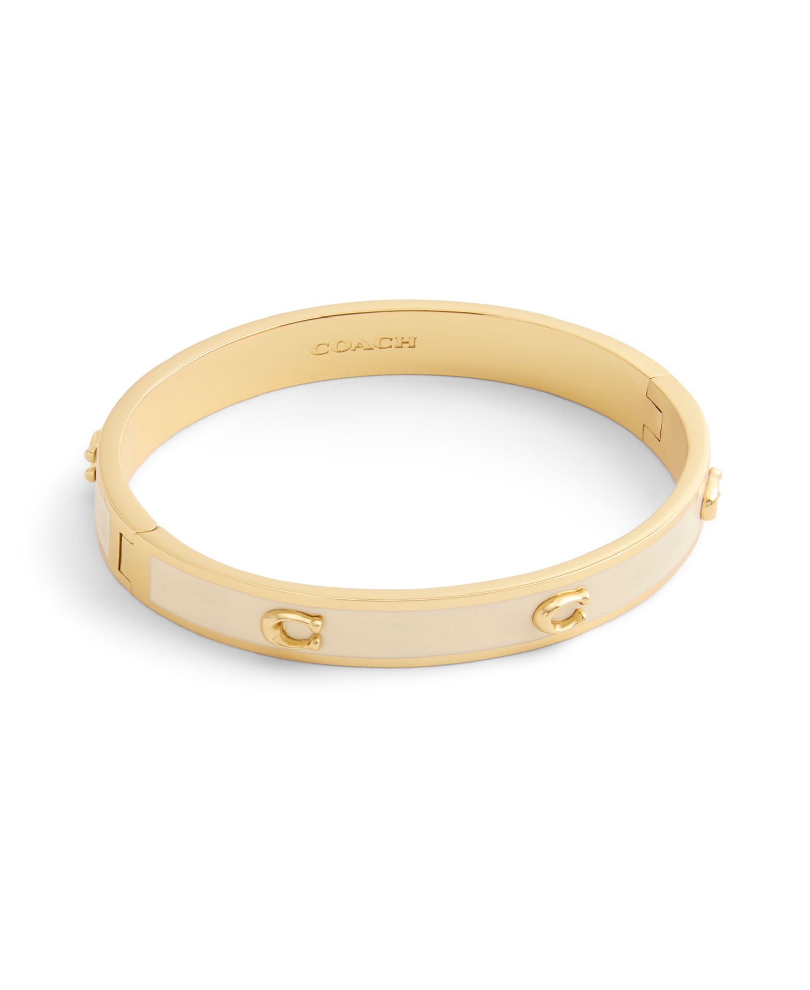COACH браслет-бэнгл Signature Pegged Enamel