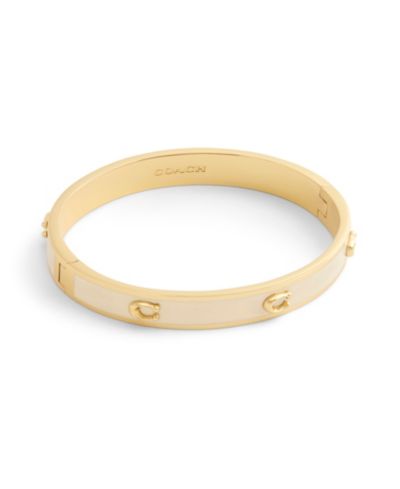 COACH браслет-бэнгл Signature Pegged Enamel