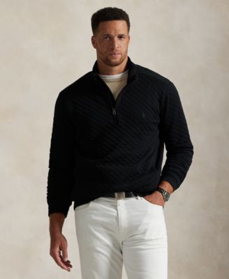 Polo Ralph Lauren Men's Big & Tall Long-Sleeve Quilted Sweater