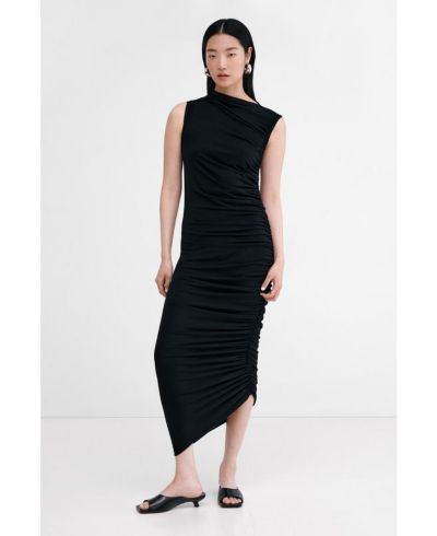 Marcella Women's Joan Asymmetric One-Shoulder Side-Ruched Jersey Cocktail Dress