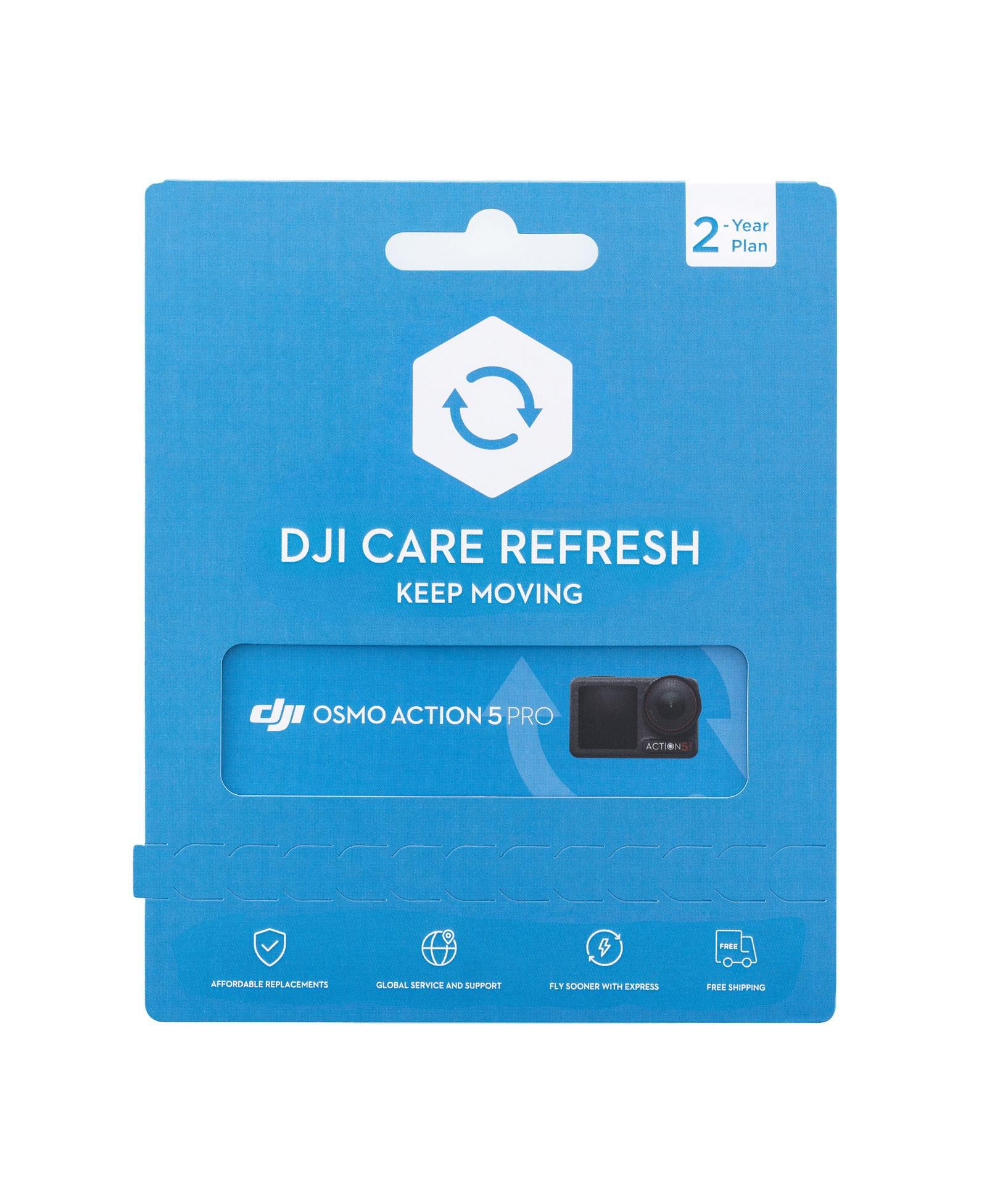 План DJI Care Refresh на 2 года для DJI Osmo Action 5 Pro (физическая карта)
