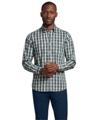 Muted mineral aqua/blue plaid