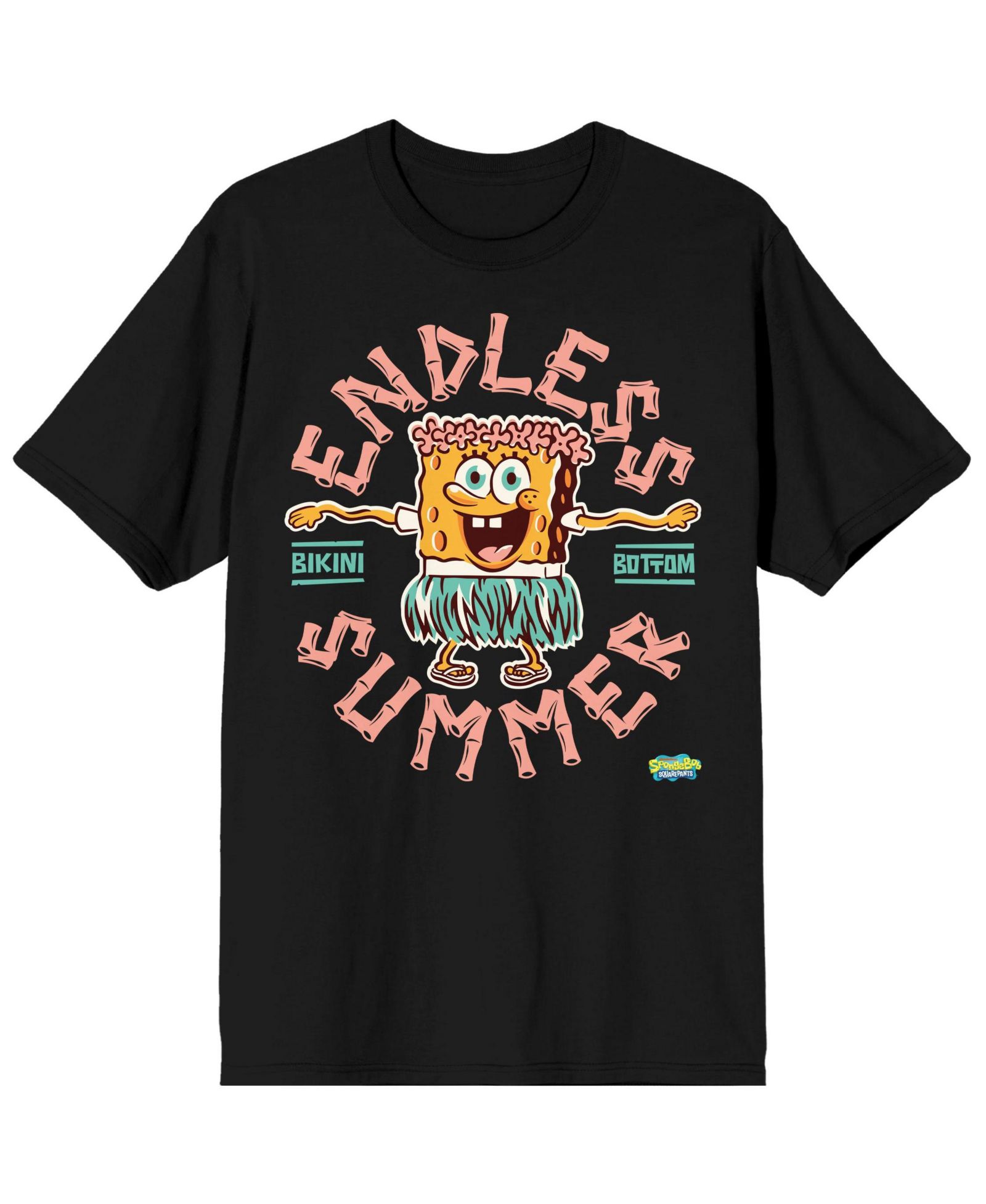 SpongeBob SquarePants футболка Big & Tall The Hula Dancing Endless Summer Tee-4XL
