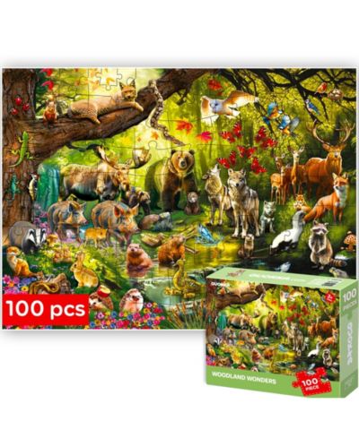 Пазл Quokka 100 Pcs Jigsaw Puzzles для детей 4-6