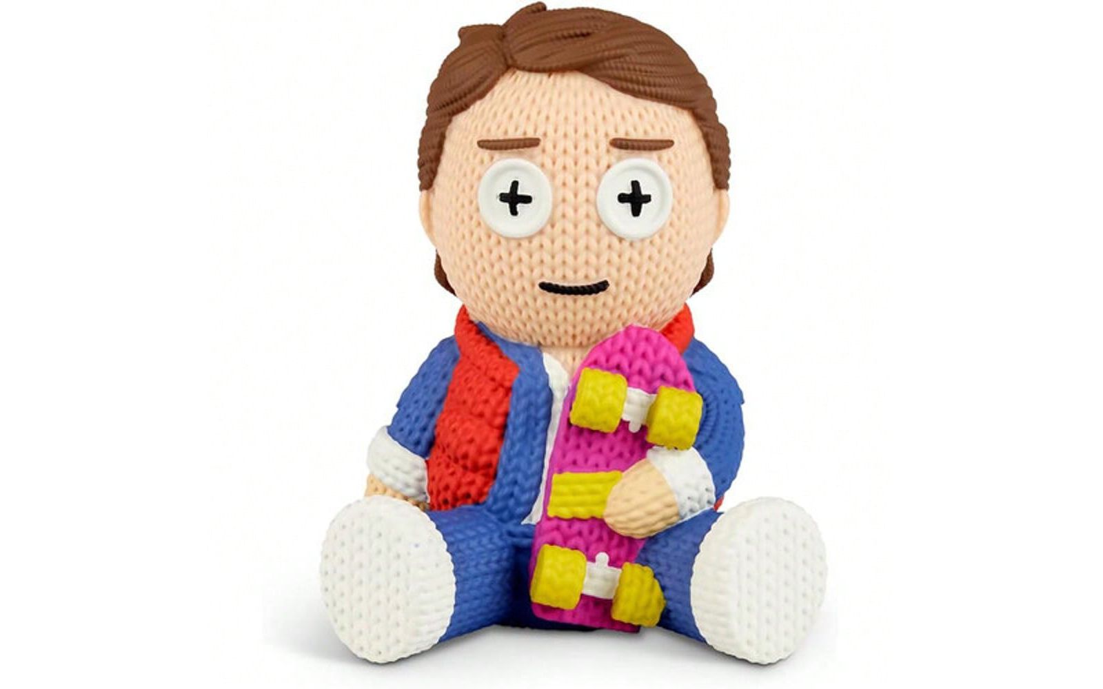 Back to the Future - Marty McFly с скейтбордом виниловая фигурка - Handmade by Robots