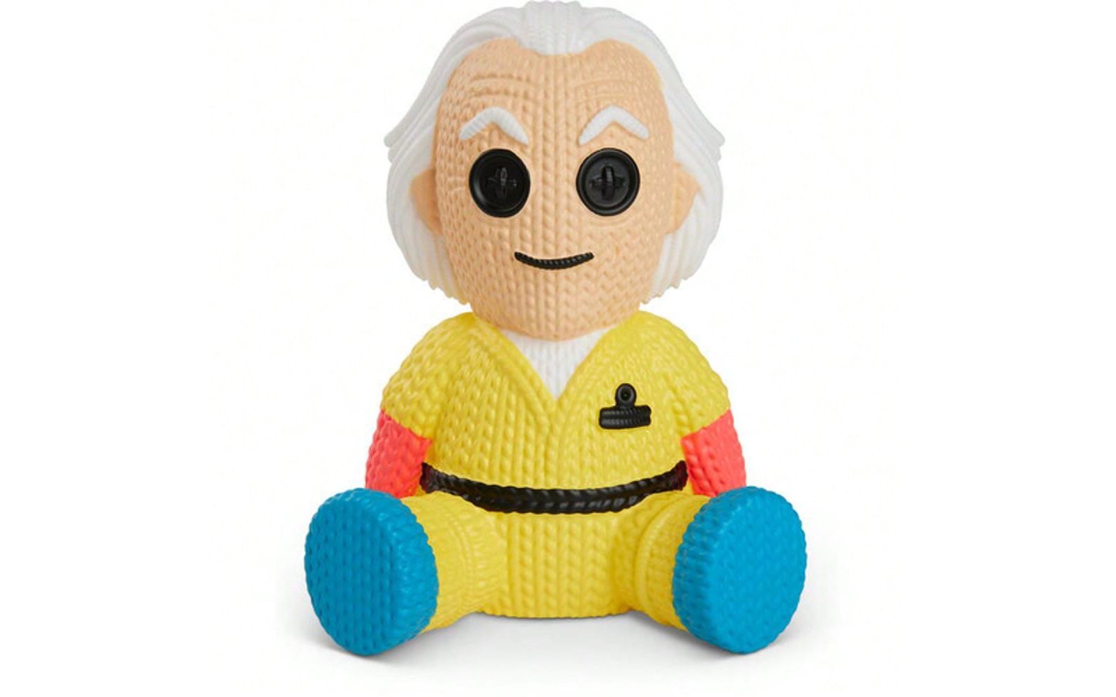 Виниловая фигурка Back to the Future - Dr. Emmett Brown Blacklight Limited Edition - Handmade by Robots