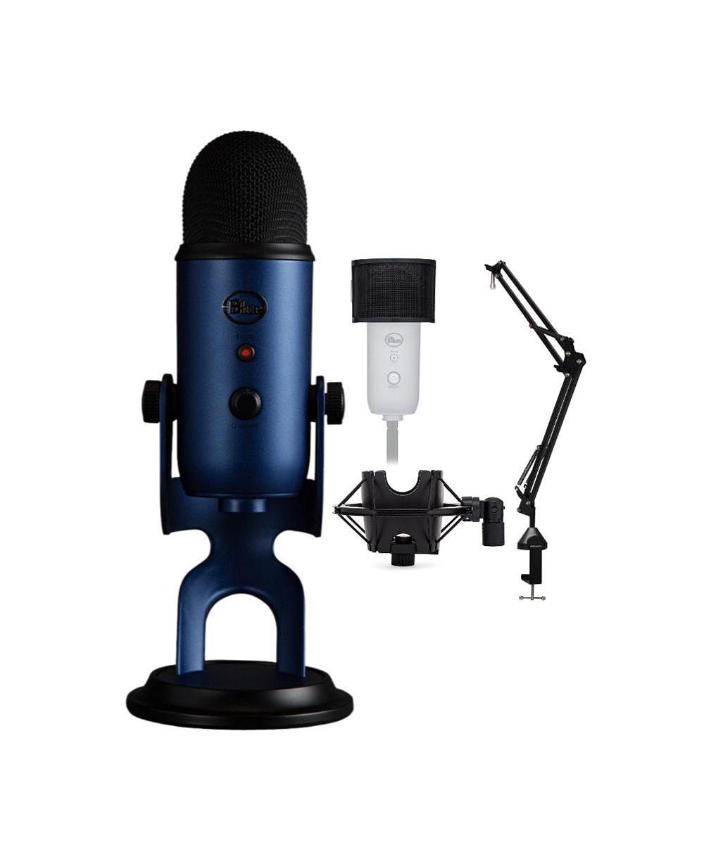 USB-микрофон Blue Microphones Yeti (полночь синий) в комплекте