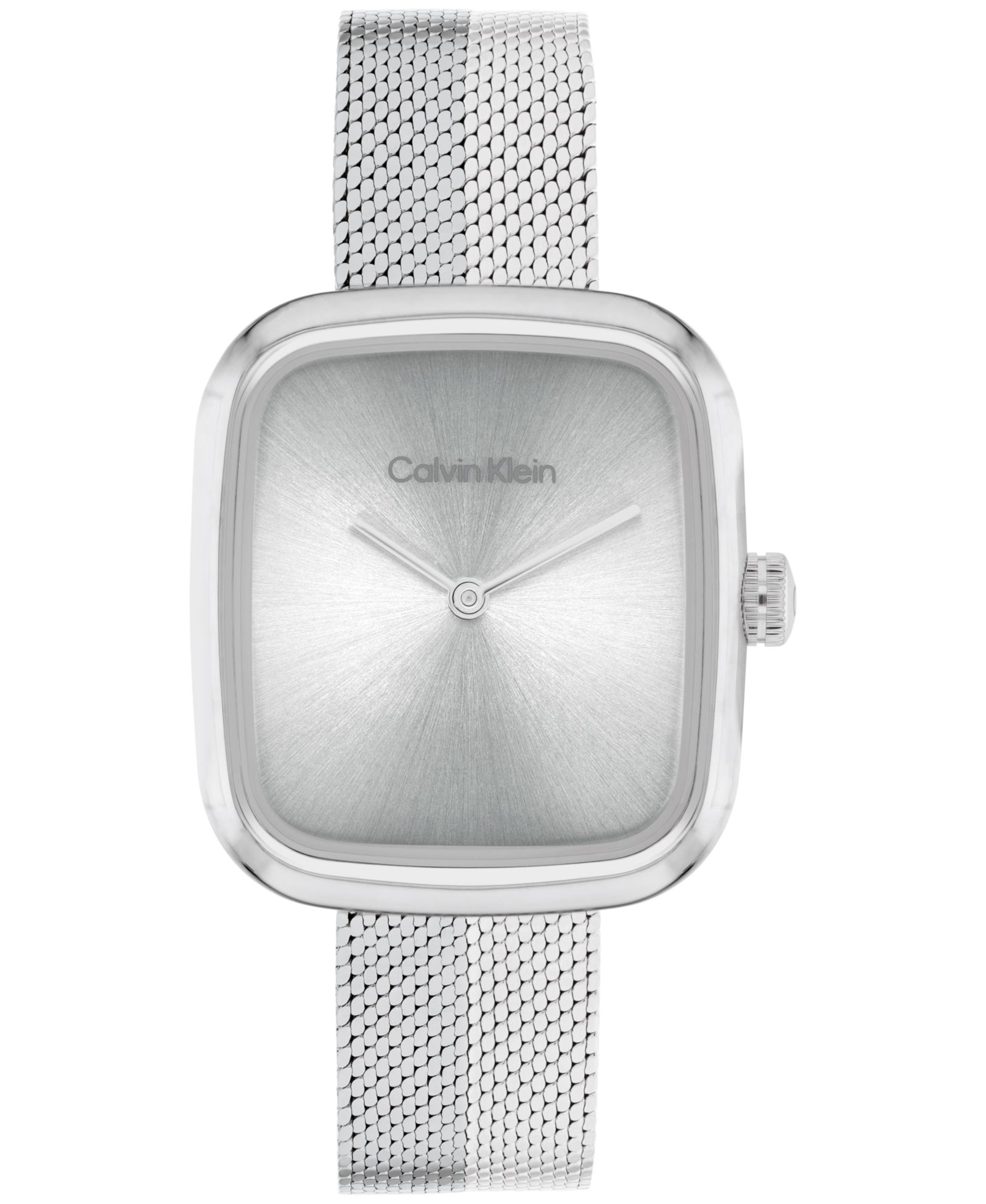 Женские часы Calvin Klein Adore Silver Tone Stainless Steel Mesh, 30mm