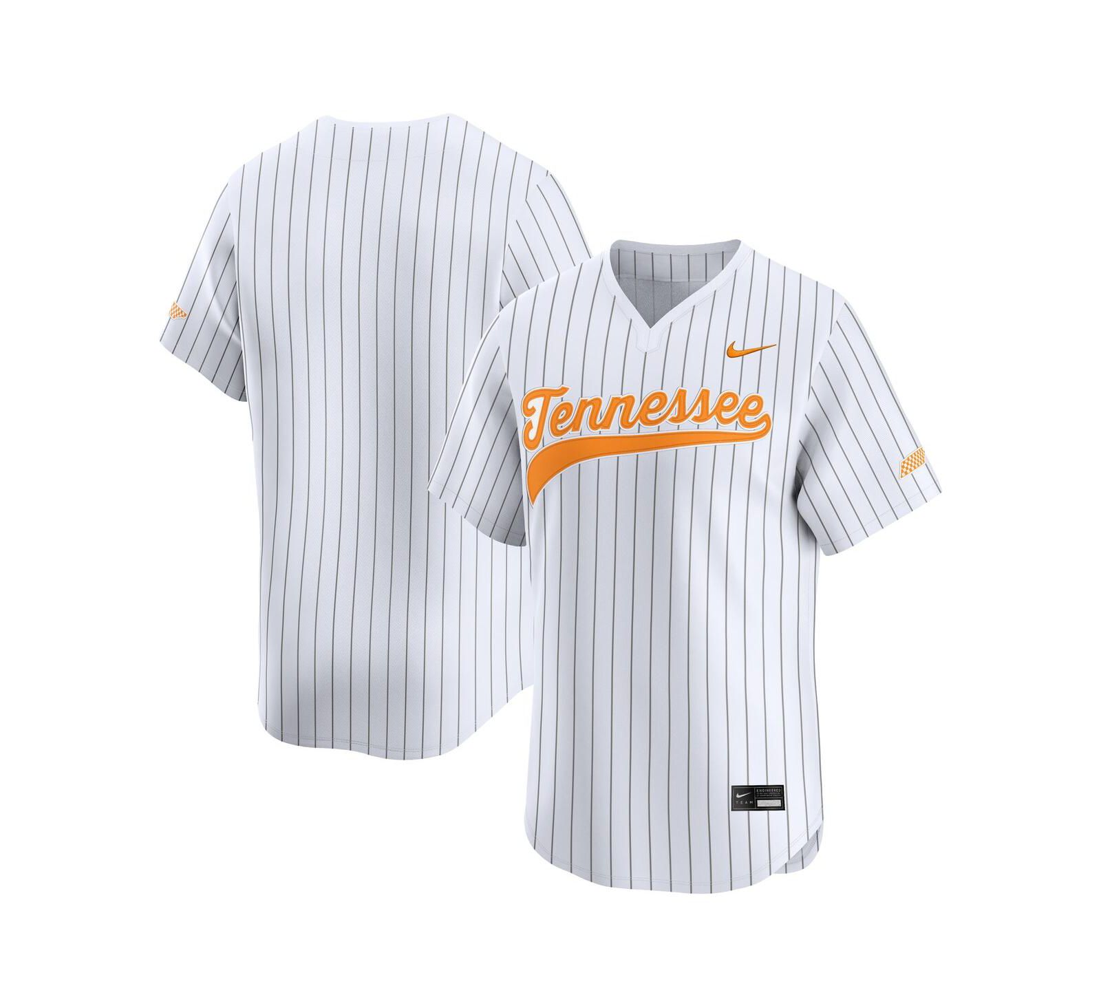 Мужская бейсбольная джерси Nike White Tennessee Volunteers College Limited