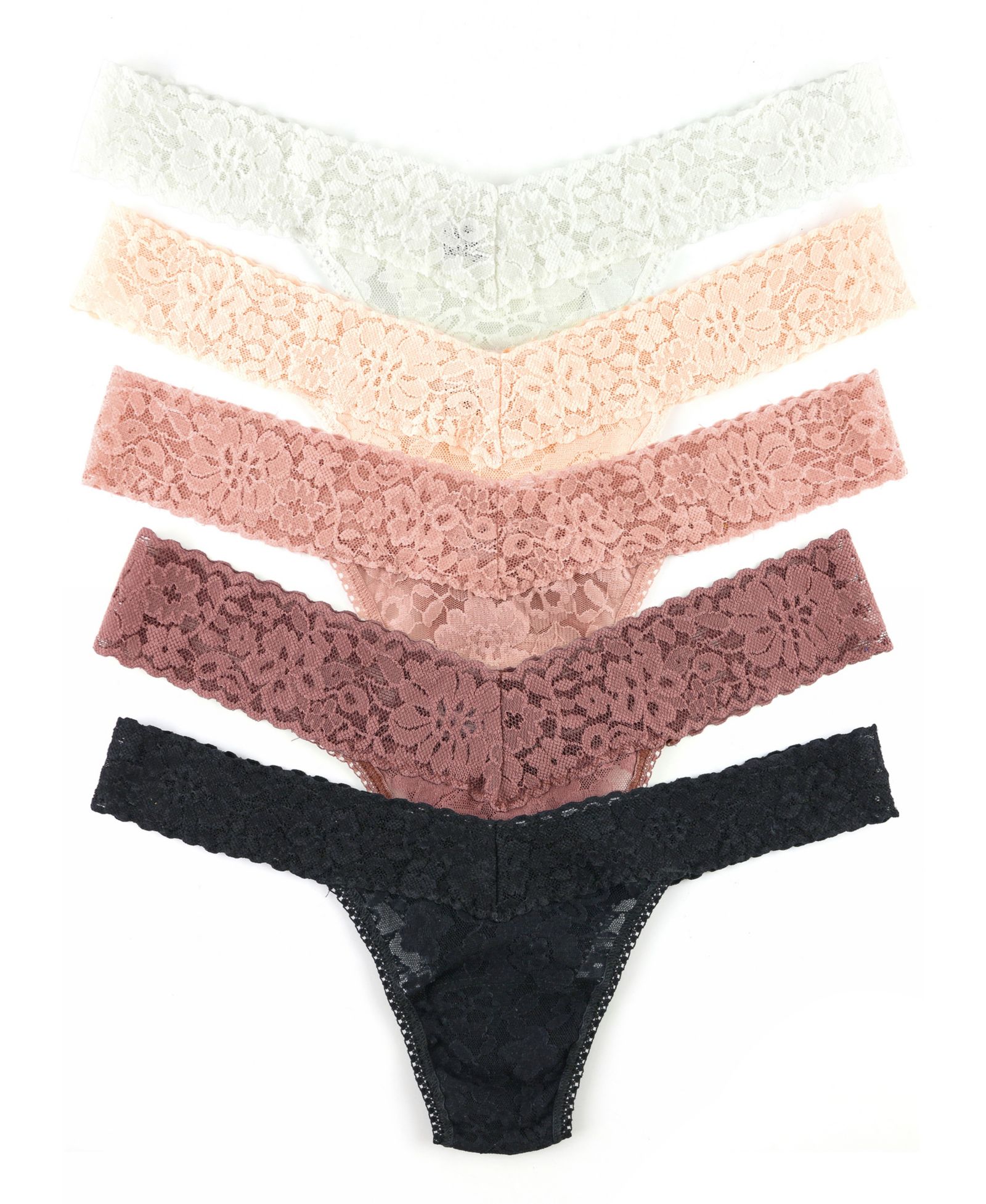 Женские стринги Hanky Panky Daily Lace Low Rise, 5 шт.